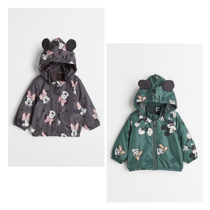 Áo khoác gió mickey cho bé trai bé gái