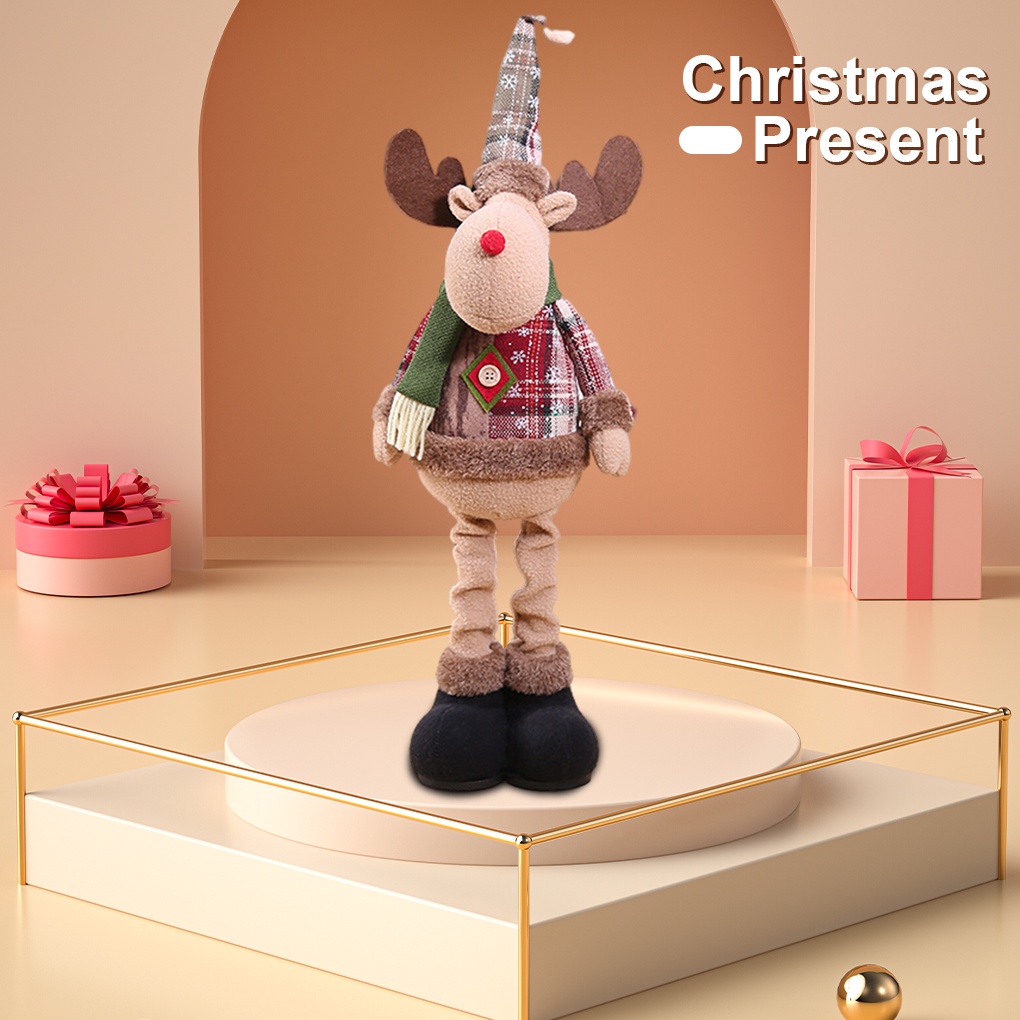 Búp bê trang trí giáng sinh hình ông già noel/người tuyết