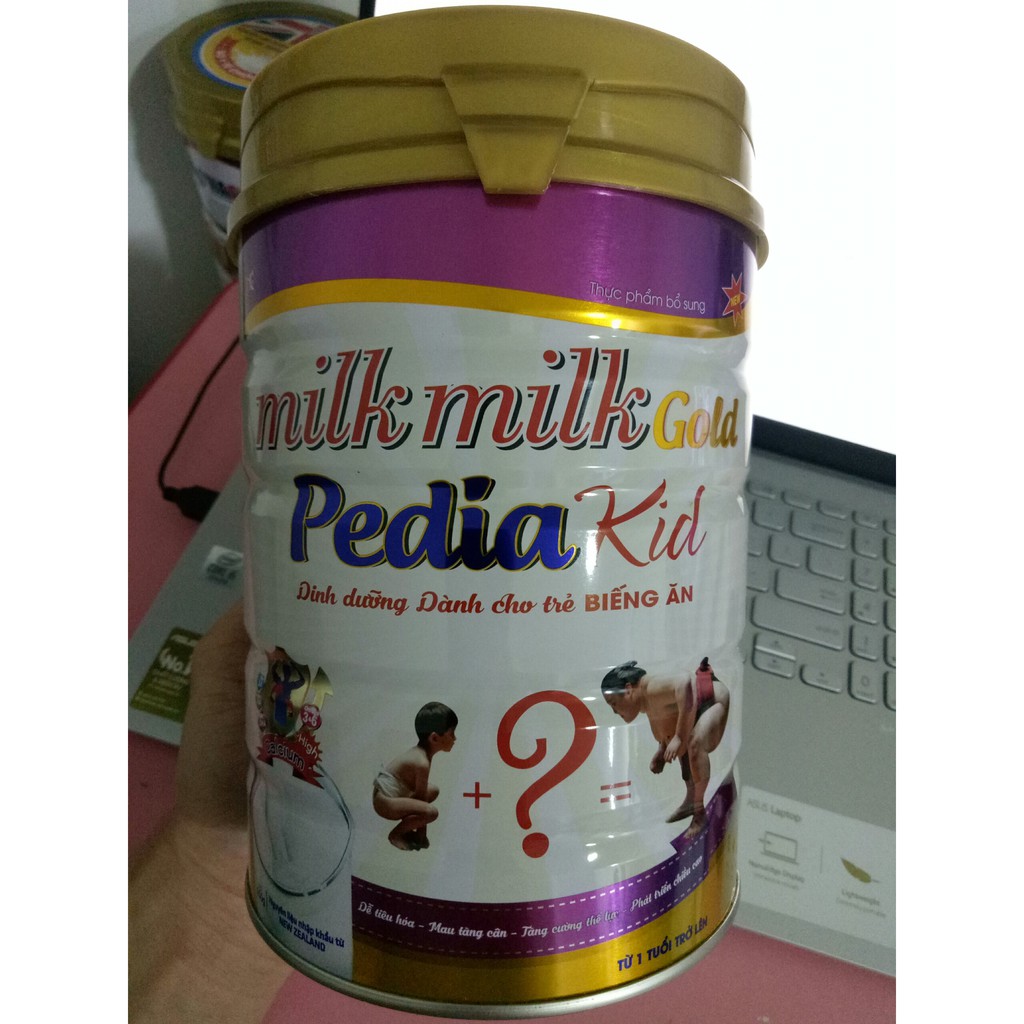 Sữa Pedia Kid Milkmilkgold cho trẻ biếng ăn suy dinh dưỡng (900g)