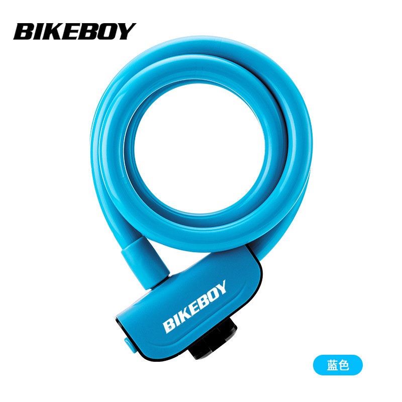 Khóa Dây Xe Đạp Lõi Thép ,Khóa Chống Trộm Bike Boy Kèm Chìa An Toàn
