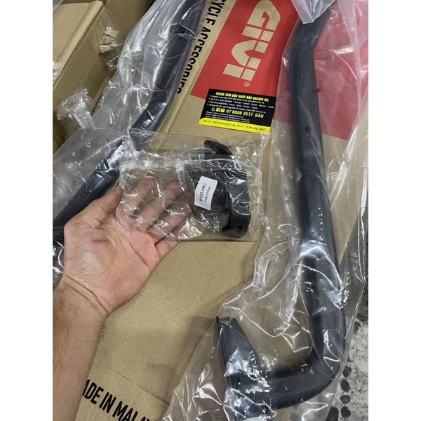Bộ cảng sau Givi HRV gắn Satria Raider , Sonic chính hãng “ như zin “
