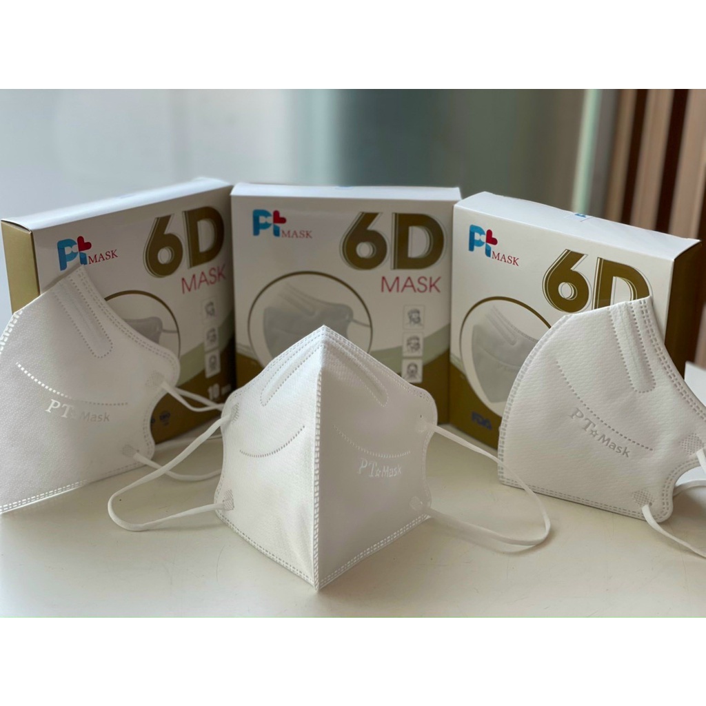 Combo 30 cái Khẩu Trang 6D PT hàng chính hãng công ty