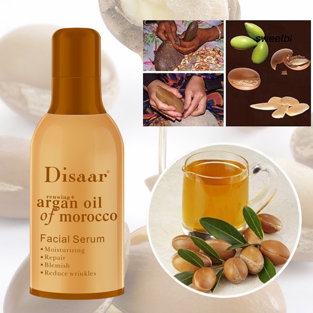 (Hàng Mới Về) Serum Dầu Argan 80g Dưỡng Ẩm Chống Nếp Nhăn Giảm Nhược Điểm Trên Da Mặt