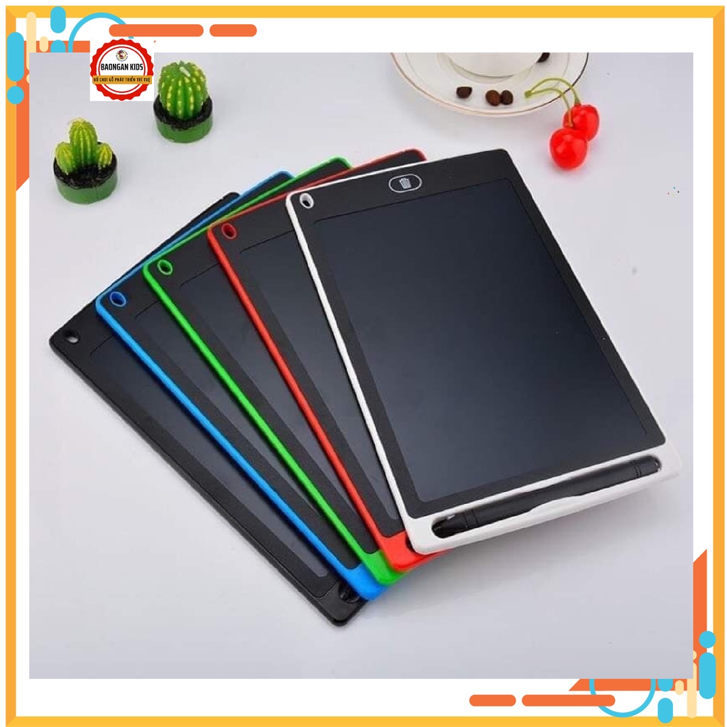 Bảng tự xóa LCD thông minh loại 8.5inch 10inch 12inch giúp cho trẻ 2 - 6 tuổi vui chơi và học tập