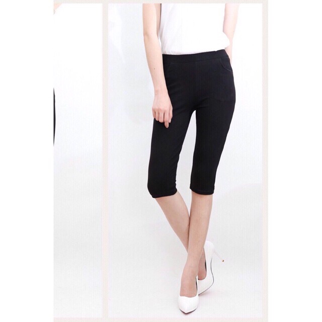 Quần legging ngố 4 túi chất dày dặn | BigBuy360 - bigbuy360.vn