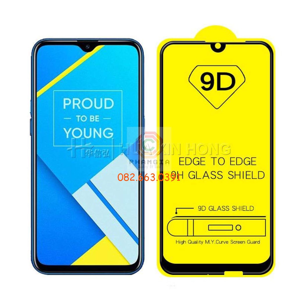 Kính cường lực 5D Oppo Realme C2/Realme C2 2020/Realme 3i Full Màn Full keo