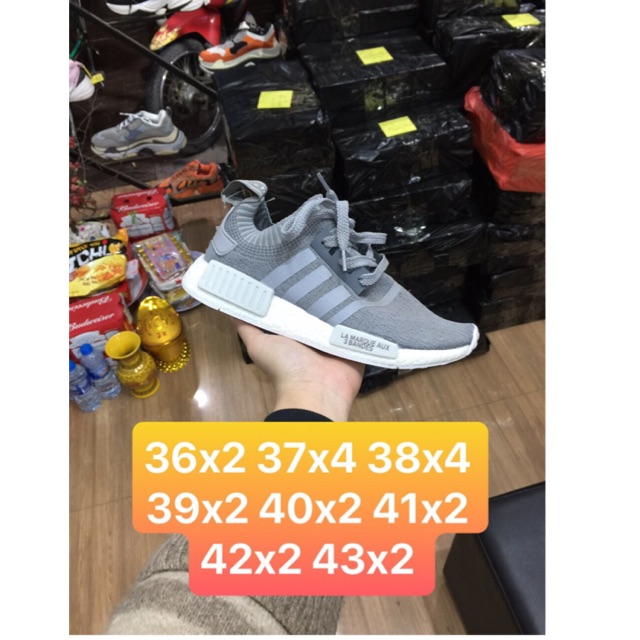 Giày thể thao Nmd r1 cổ chun siêu nhẹ
