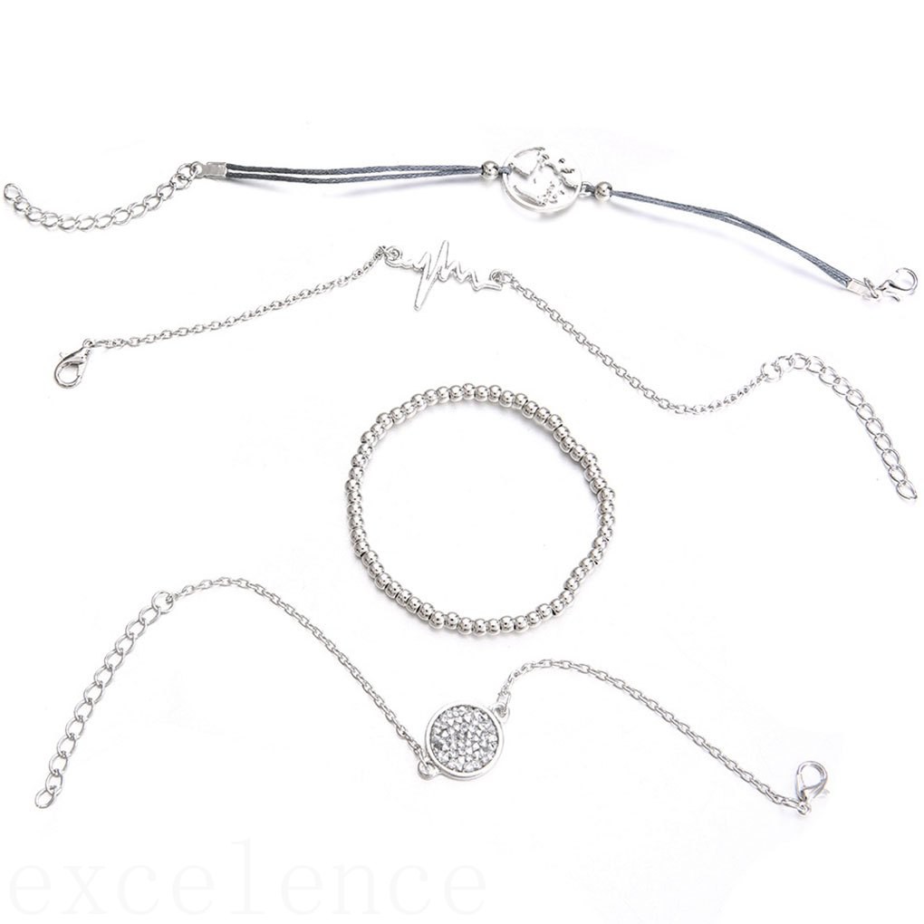 Set 4 Vòng Tay Thời Trang Xinh Xắn Dành Cho Nữ