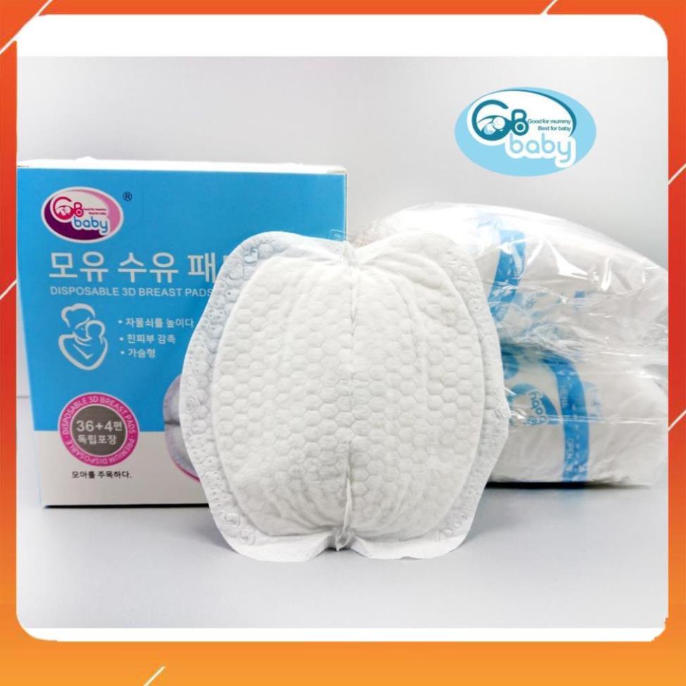 Miếng lót thấm sữa 3D hộp 36 miếng GB baby Hàn Quốc mềm mại thấm hút tốt