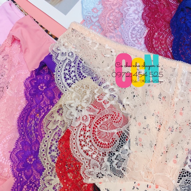 [ẢNH THẬT] -[VÒNG 3 DƯỚI 100C] - QUẦN SU PHỐI REN - QUẦN LÓT NỮ THUN LẠNH - QUẦN LÓT REN THUN LẠNH | BigBuy360 - bigbuy360.vn