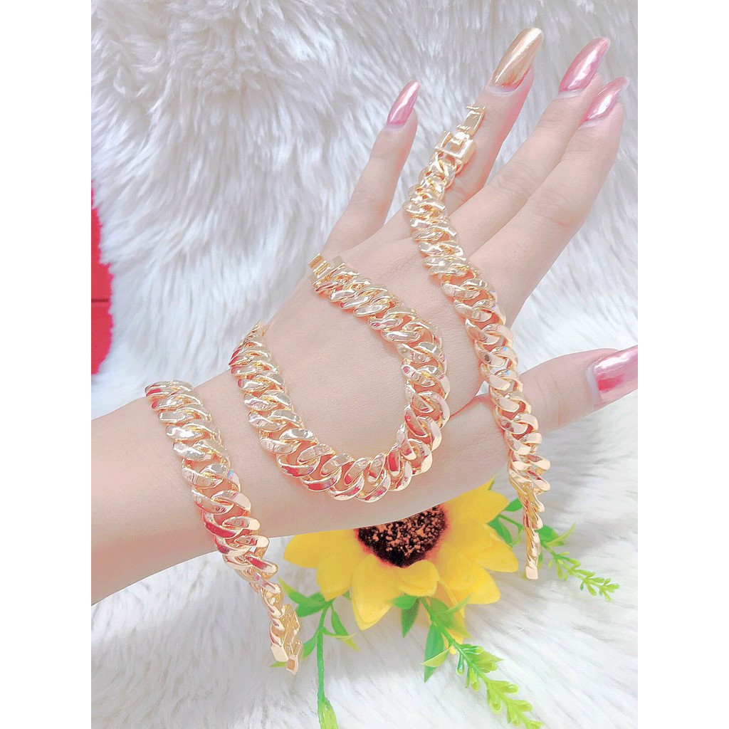 Lắc Tay Nam ( Free Size ) Mạ Vàng 18K Mẫu UH0703009 - Đi Chơi, Dự Tiệc Rất Ngầu - Bao Đổi Tra Trong Vòng 07 ngày