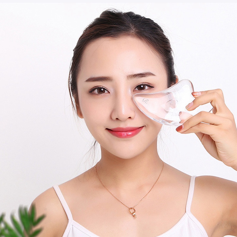 [Hàng mới về] Dụng cụ miếng cạo pha lê 3D massage nâng cơ chăm sóc mặt