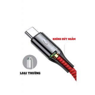 Cáp sạc Type C tự ngắt Baseus