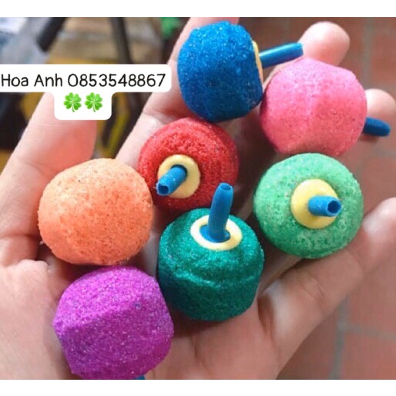 Đá Sủi Oxy Tròn Nhiều Màu - Đá Sủi Oxy Loại Tốt