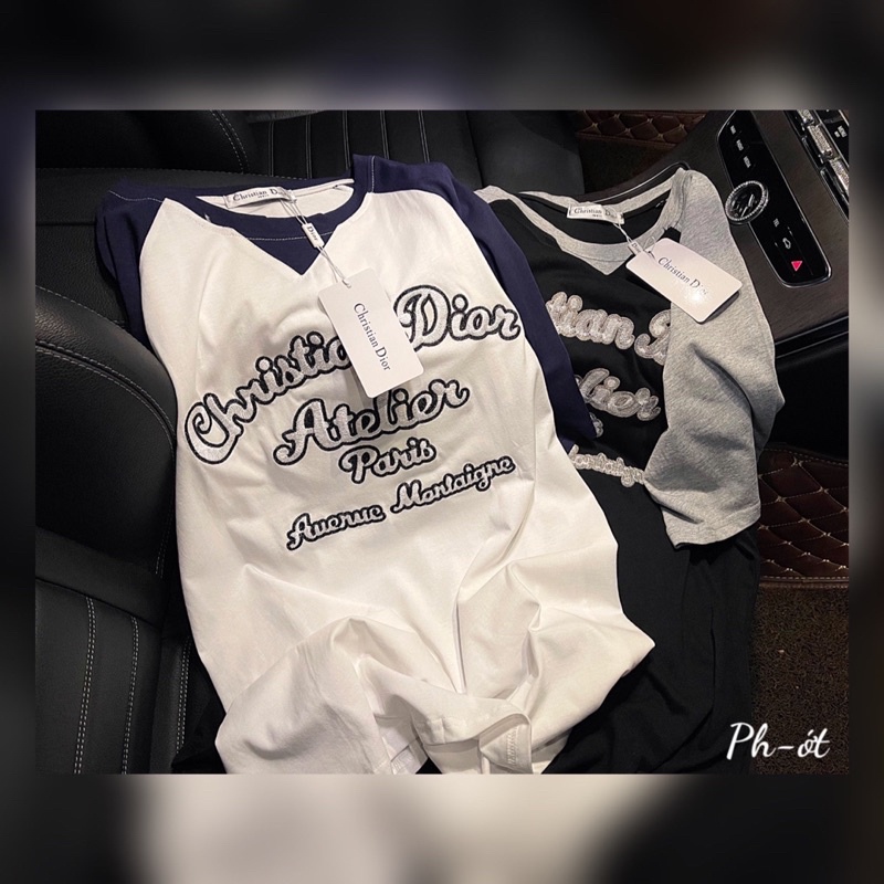 Áo Phông Dior Pha Màu Hàng Chuẩn Quảng Châu Cao Cấp