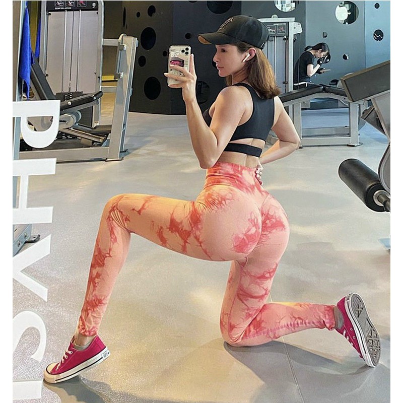 Quần Legging Lưng Cap Cao Tập Gym, Yoga, Aerobic Nữ Chun Mông Vải Dệt Kim, Co Giãn Tốt Ôm Dáng Nâng Mông Bin Sport Q096