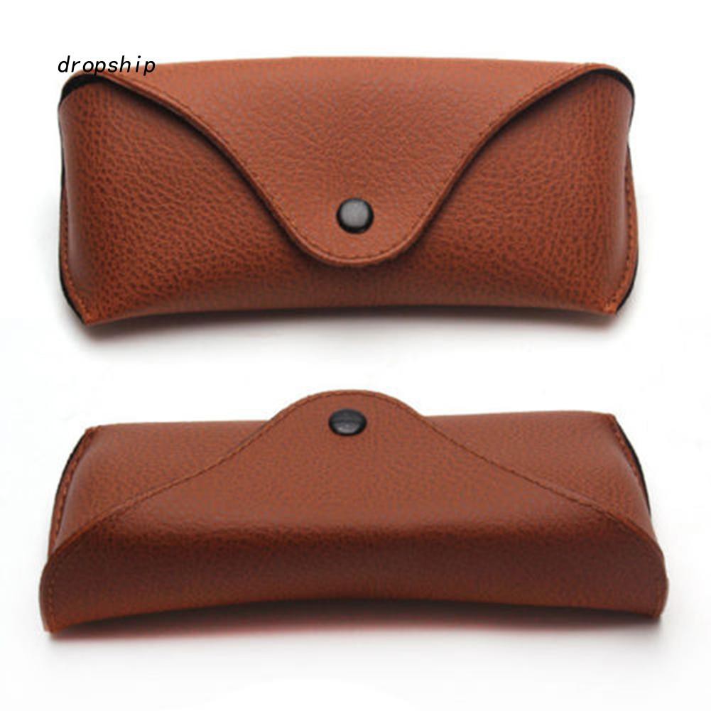 Hộp Đựng Mắt Kính Cầm Tay Bằng Da Giả Unisex