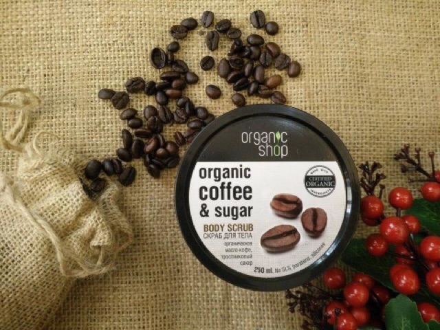 Tẩy tế bào chết Organic Shop Organic Coffee & Sugar Body Scrub