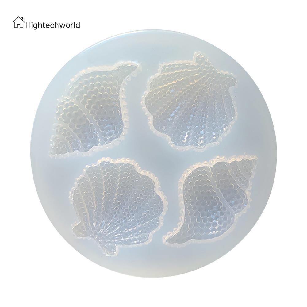 Khuôn Silicon Làm Bánh / Sô Cô La Hình Vỏ Sò Tráng Gương Độc Đáo