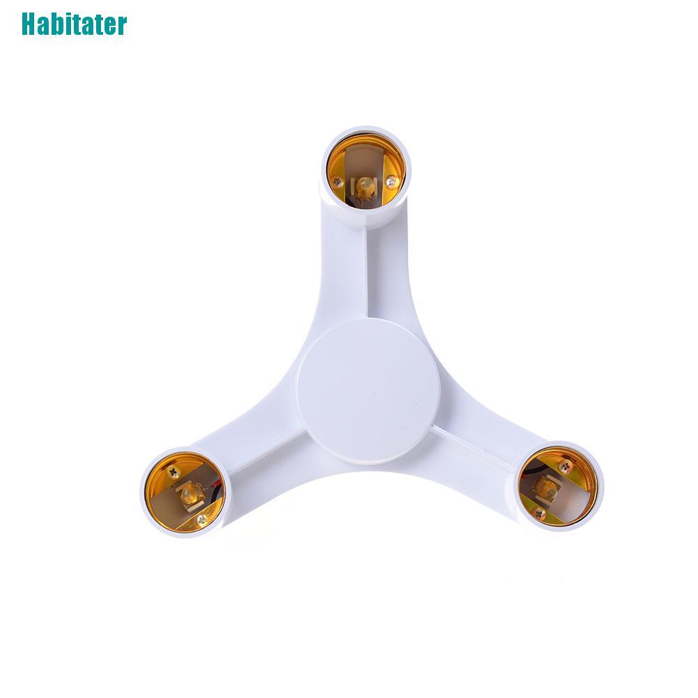 Đui đèn led trắng 3 trong 1 chuyển giắc cắm E27 sang E27