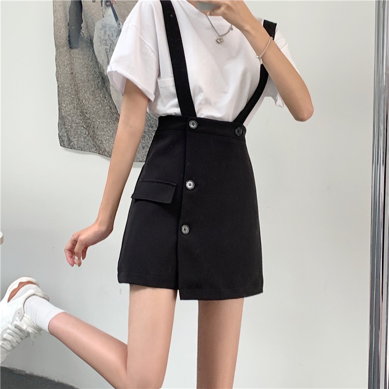 Váy Yếm Dáng Chữ A Lưng Cao Kiểu Hàn Quốc Xinh Xắn Cho Nữ | BigBuy360 - bigbuy360.vn