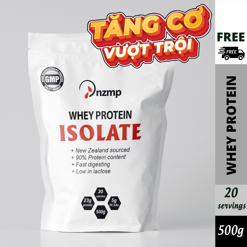 (COMBO 4 túi + Tặng 1 túi) - Sữa Tăng Cơ - Whey Protien Isolate NZMP + Tặng bình lắc Shaker