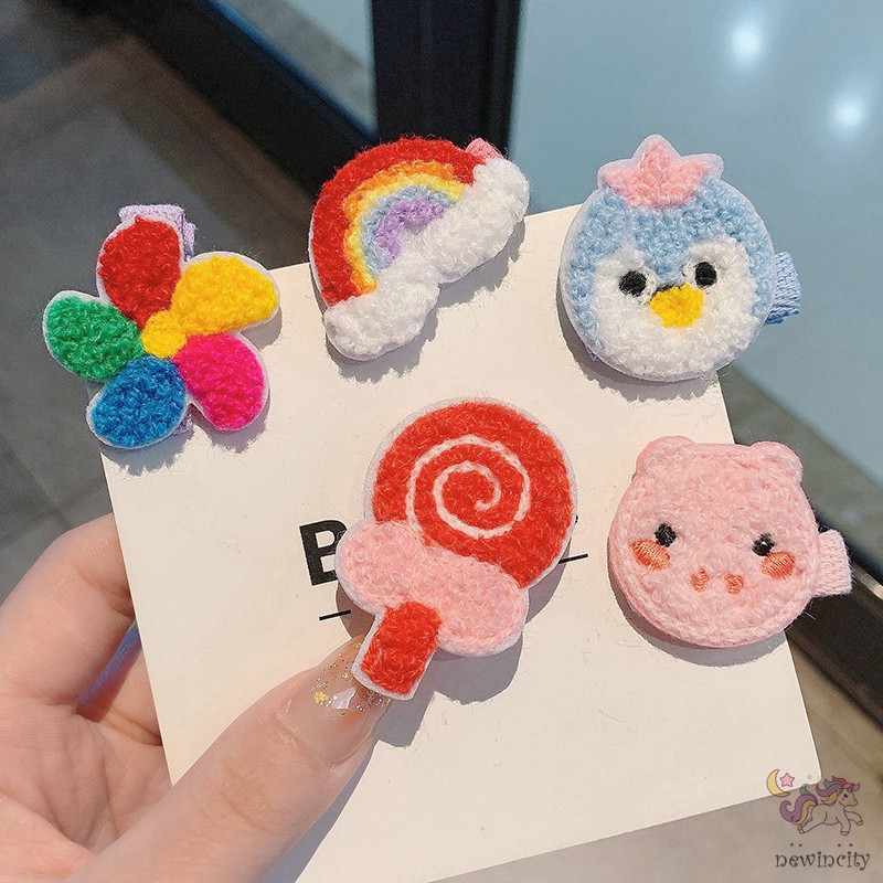 Bộ kẹp tóc họa tiết trái cây phong cách Hàn Quốc xinh xắn