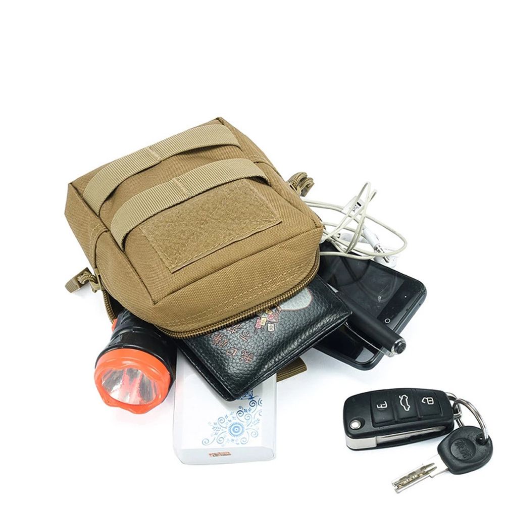 YIYU Túi đeo hông đựng điện thoại TYLER1 có khóa kéo bằng nylon 1000D