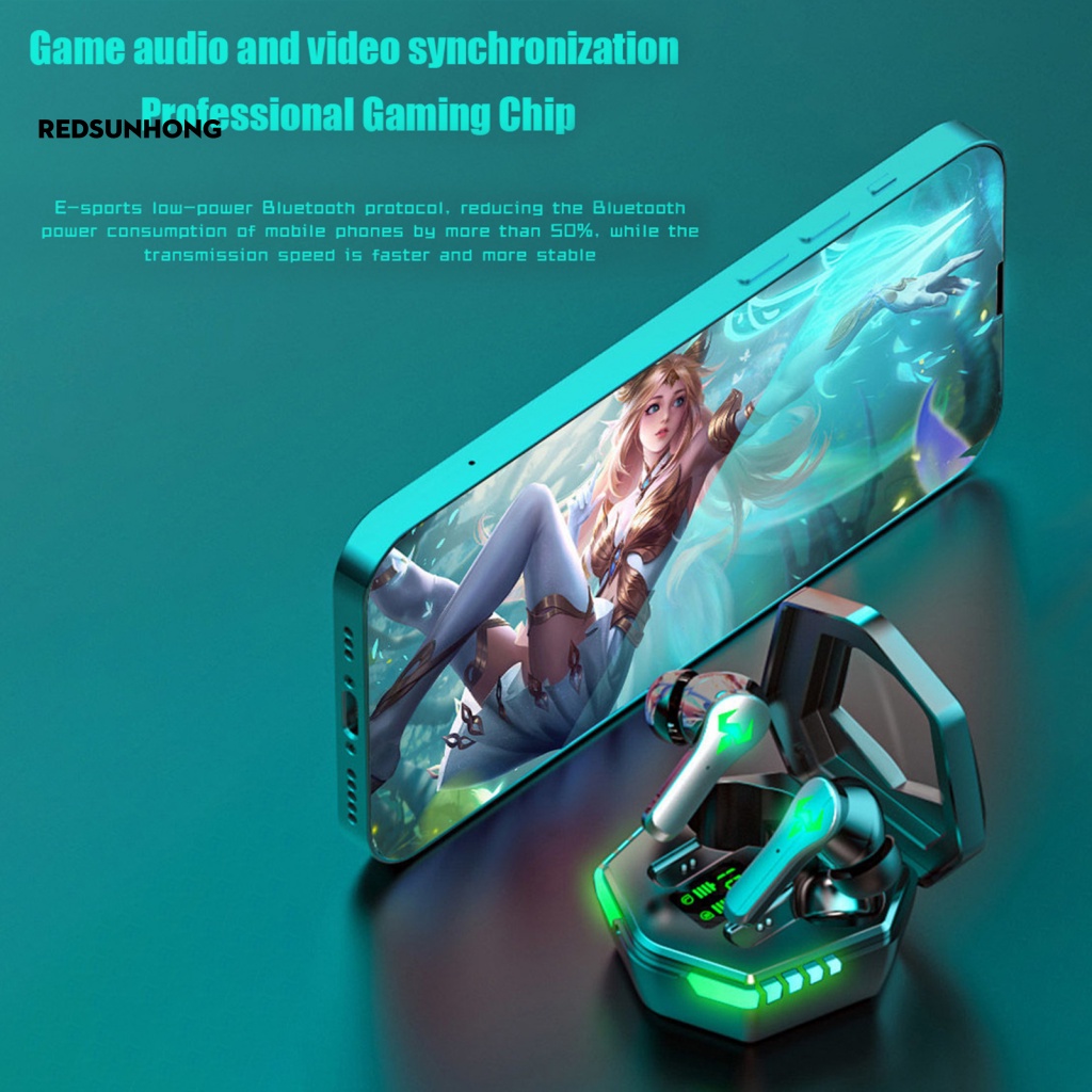 Tai Nghe Nhét Tai RSH.z N35 Bluetooth 5.2 Âm Thanh Siêu Trầm Chơi Game