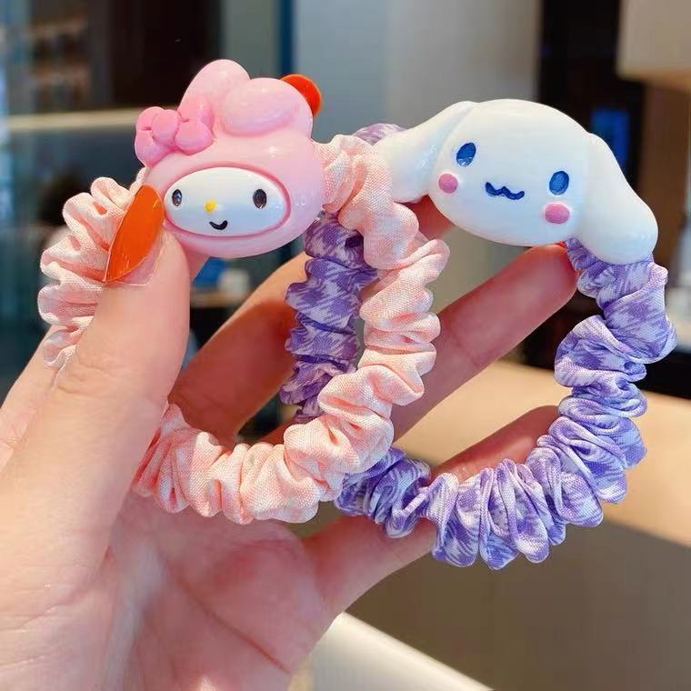 Dây Buộc Tóc Cao Su Kiểu Dáng Dễ Thương Thời Trang Cho Bé Gái