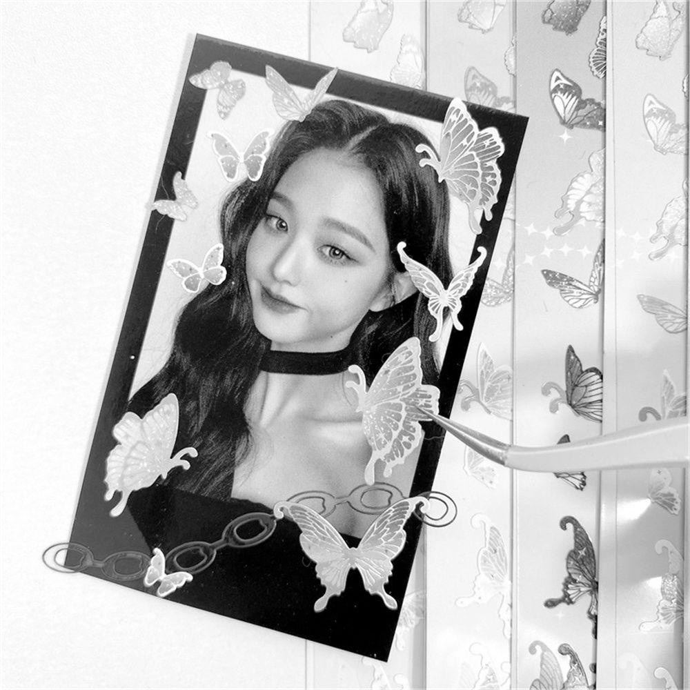 Sticker Laser Chống Thấm Nước Họa Tiết Hoạt Hình Dùng Trang Trí Giáng Sinh DIY