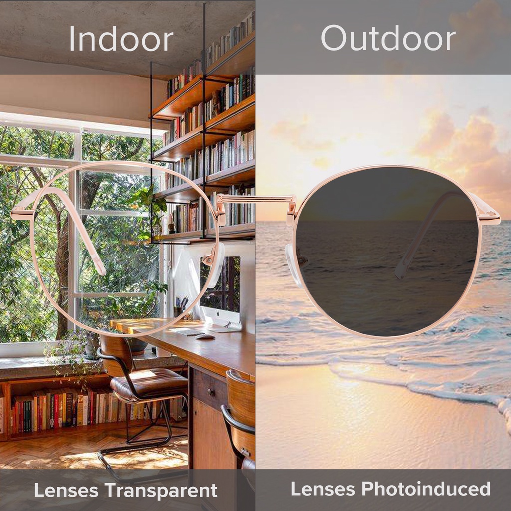 Kính Mát Oval Ánh Sáng Xanh Chống Tia UV Bảo Vệ Toàn Diện Mắt 6 Kiểu Dáng Cho Nam Nữ