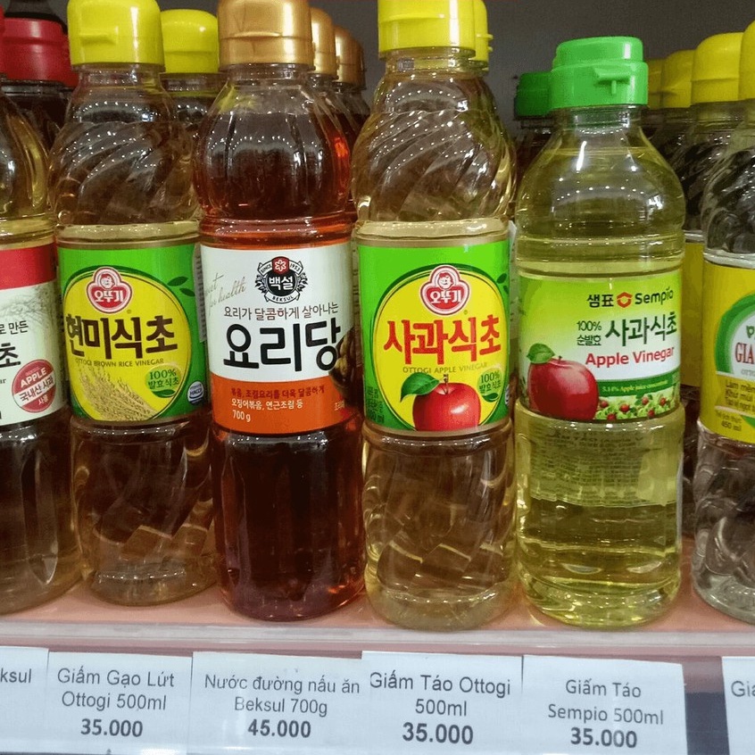 Giấm táo Sempio chai 500ml