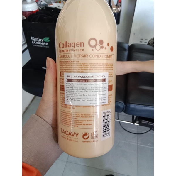 DẦU GỘI XẢ HẤP NGĂN RỤNG CHỐNG XƠ RỐI MAIRLAN ORGANIC COLLAGEN NOURSHING là 1000ml