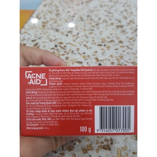 Xà bông cục Acne-Aid Bar 100g