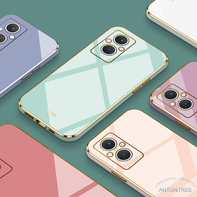 Ốp Điện Thoại Mạ Điện Bóng Chống Rơi Cho OPPO Reno8Z 7Z reno 8Z 5G reno 7 Pro 5G