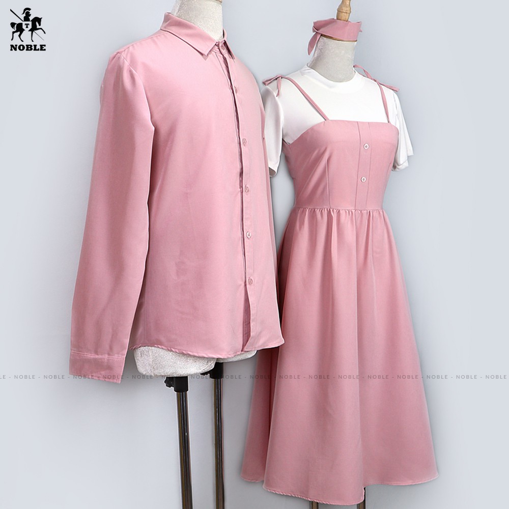 [Freeship] Set đồ đôi nam nữ couple đáng yêu dễ thương thời trang Noble TN121 (Kèm ảnh thật)