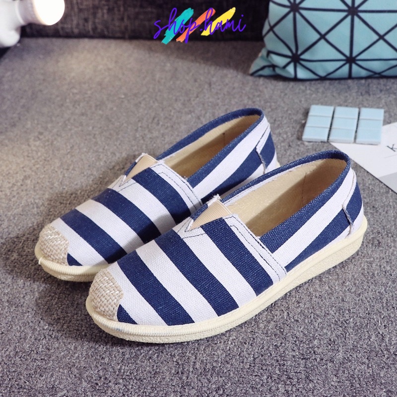 Giày Slipon Nữ Đẹp Với Nhiều Họa Tiết Siêu Xinh Có Đủ Size Từ 35-40 SHOP HAMI G10