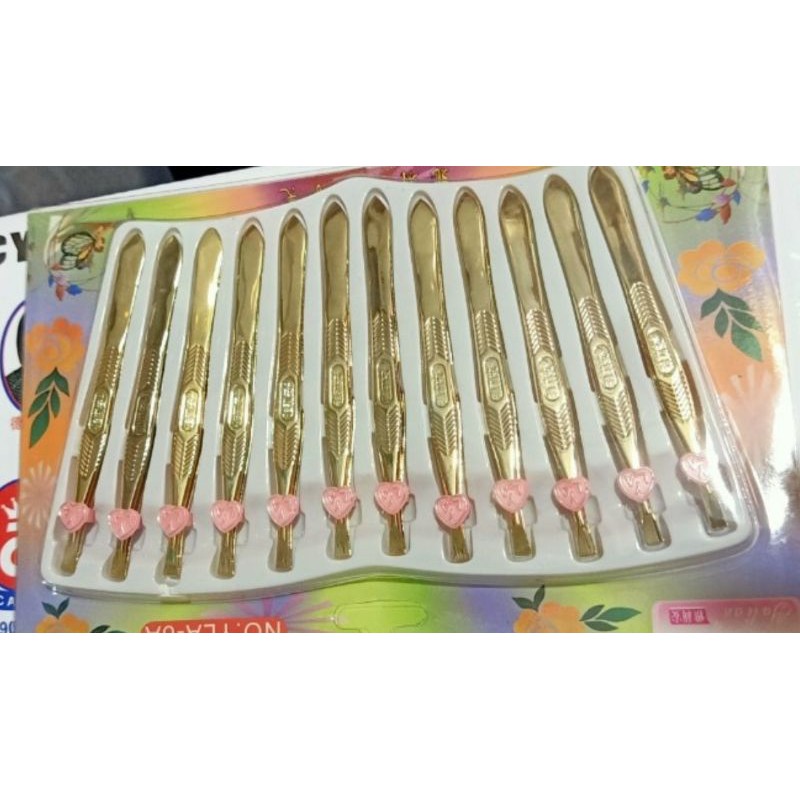 Vỉ 12 cái Nhíp hàng loại đẹp, bán lẻ 12k