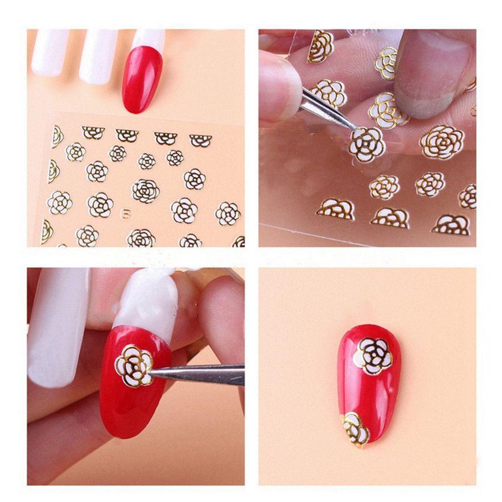 XIANTIN Đề Can Dán Móng Tay Tự Dính Họa Tiết Hoạt Hình Chủ Đề Giáng Sinh