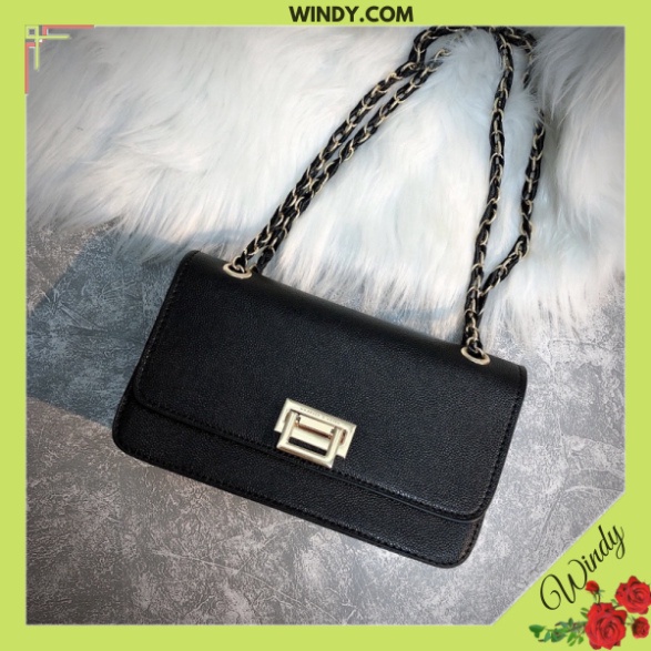 [ friship 50k] Túi cnk dây xích túi xách nữ đeo chéo hộp da mềm phong cách trẻ trung Windy.com