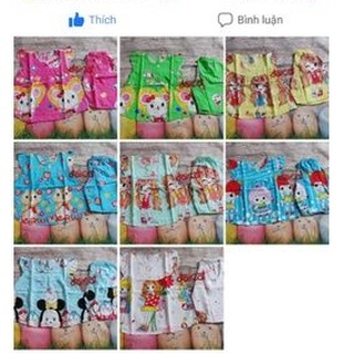 Bộ tole lửng bé gái sz3(8-10kg)"