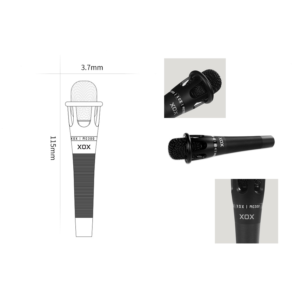 Micro có dây XOX MC300 đêm karaoke