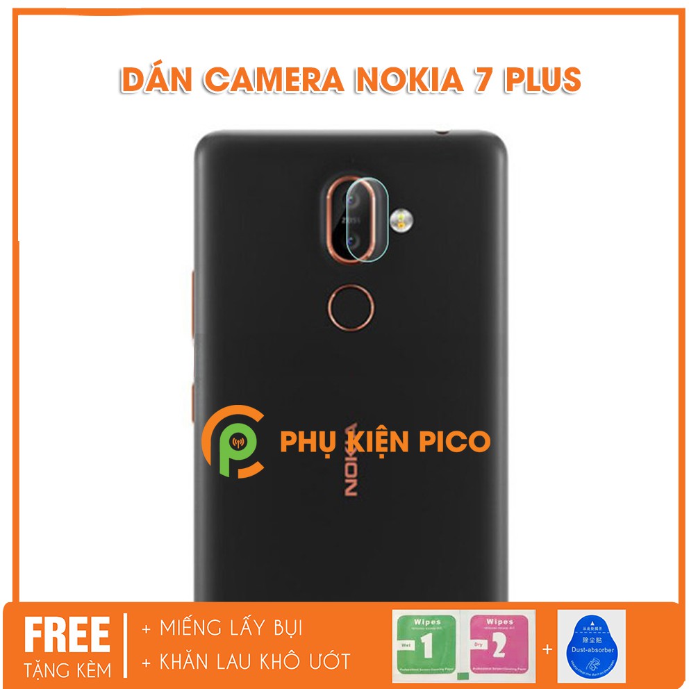 Cường lực camera Nokia 7 Plus trong suốt độ cứng 9H chống trầy xước, va đập - Dán camera Nokia 7 Plus