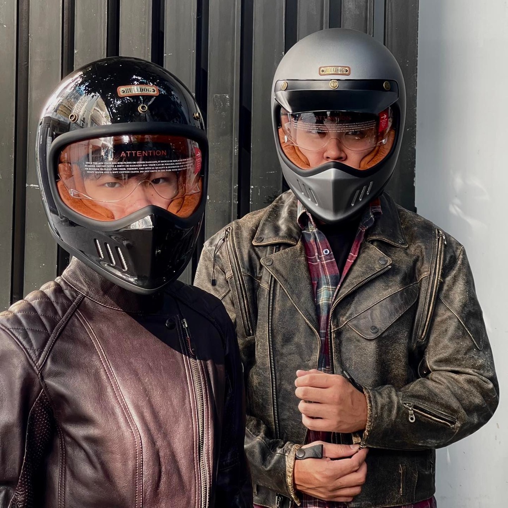 Mũ bảo hiểm Fullface Bulldog Dogo dành cho người đi phượt bằng xe máy  Arrow Shop