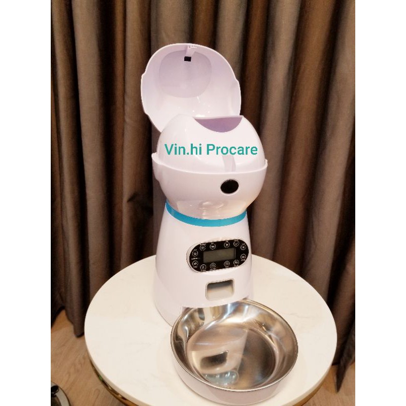 Máy cho chó mèo ăn tự động hẹn giờ ROBOT PET FEEDER 3.5 lít