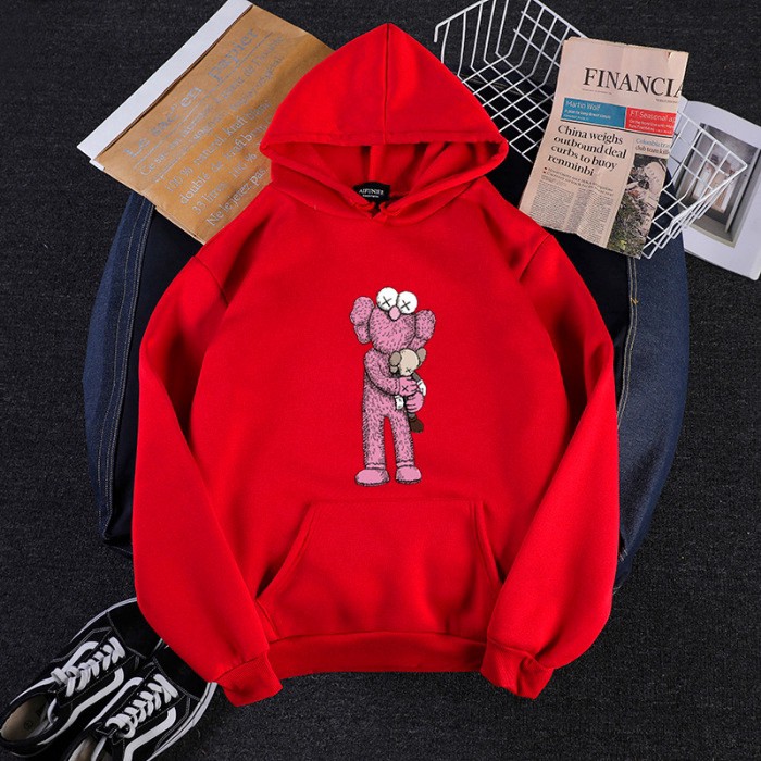 Sale 73% Áo hoodie kiểu dáng độc đáo thời trang cho các cặp đôi, pink,M Giá gốc 176000đ - 2G3