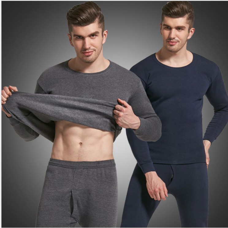 [SIZE L-3XL] Bộ quần áo giữ nhiệt nam ôm sát cơ thể ấm áp, chất nỉ bông co dãn 4 chiều bo chân tay | BigBuy360 - bigbuy360.vn