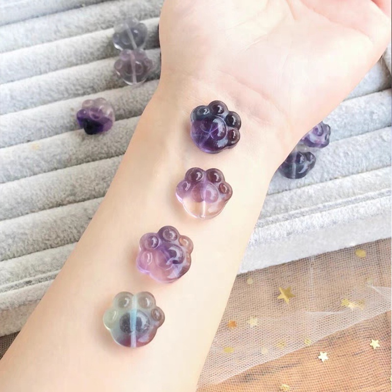 Đá Fluorite Pha Lê Fluorite Tự Nhiên Nhiều Màu Sắc Hình Động Vật Mini Dễ Thương