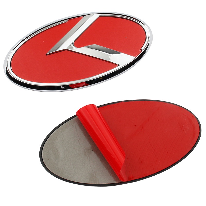 7 ❤ Set 7 Nhãn Dán Logo Chữ K Trang Trí Bánh Xe Hơi Kia K5 K3 K2 K4 Solandto